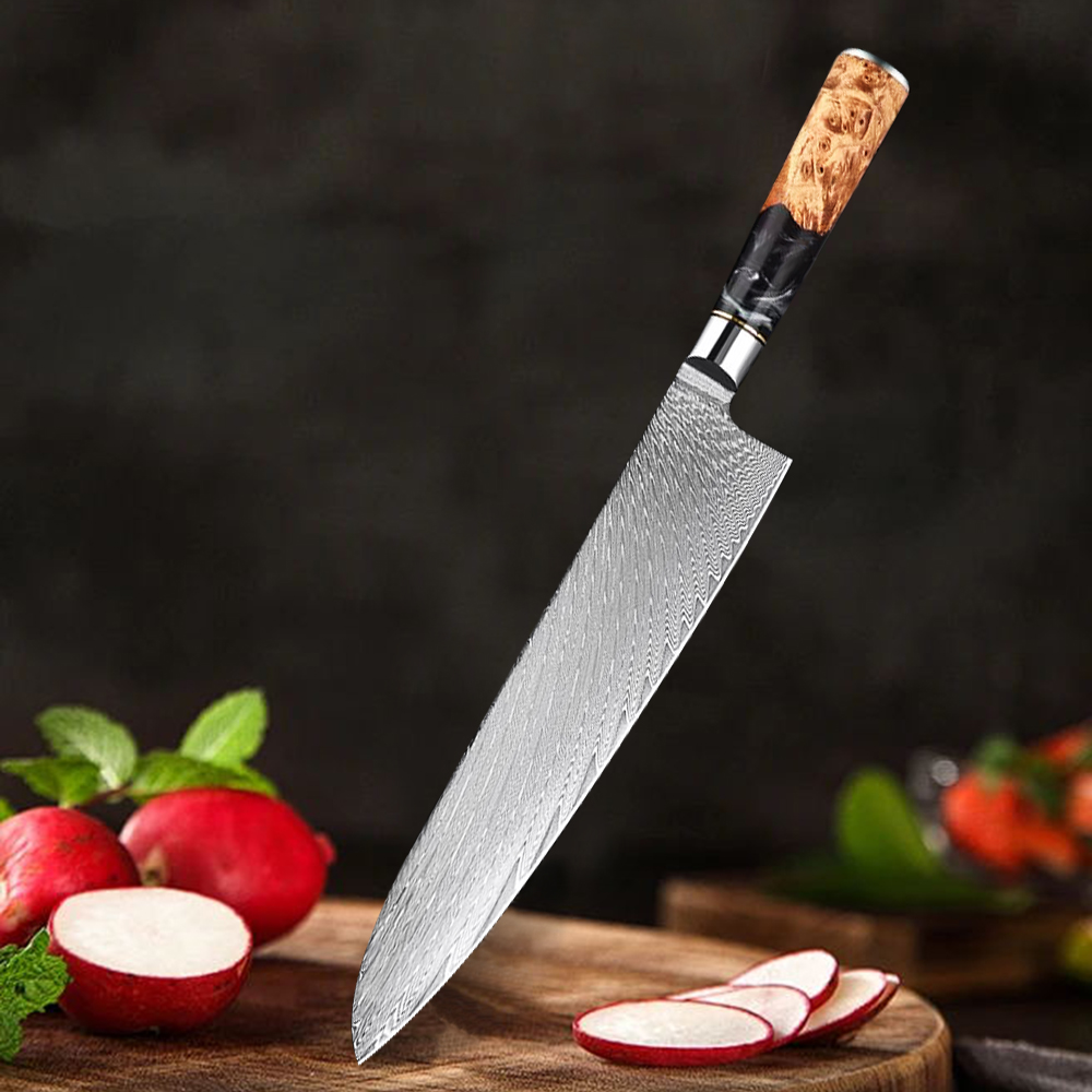 YTB-11-CSD VG10 Japanese 67 Layer Damascus Knife Utility Carving Knife Chef's Kitchen Knife - Chef's knife - 1