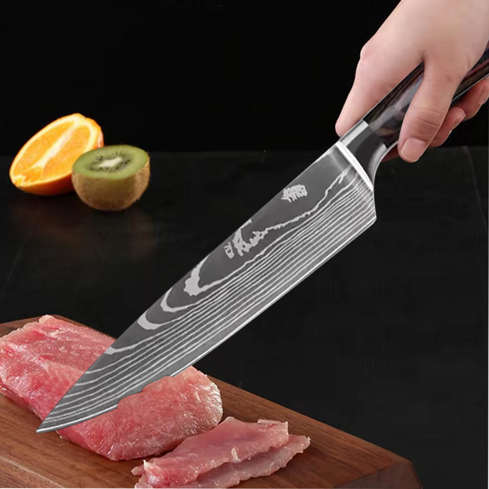 YTB-4-CSD Classic Japanese Style Chef Knives Cutlery Kitchen Stainless ...