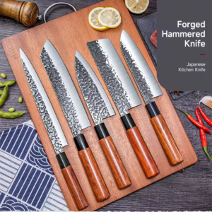 Exploring the Beauty of Handicraft and Tasting the Essence of Japanese Kitchen Art - Forged Hammered Knife Series